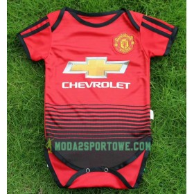 Koszulka Manchester United Mini Domowe Stroje Piłkarskie 2018/19 Krótki Rękaw